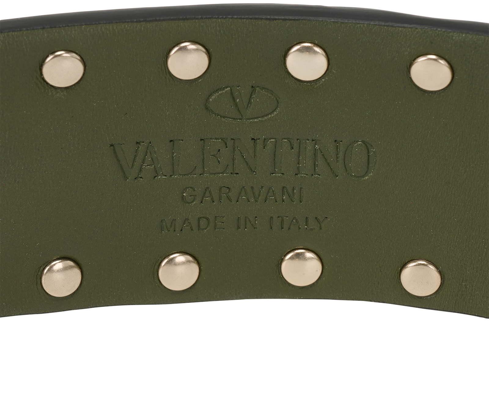 Valentino Rockstud Bag Strap, &pound;250, Accessories, Khaki, Leather, Other view